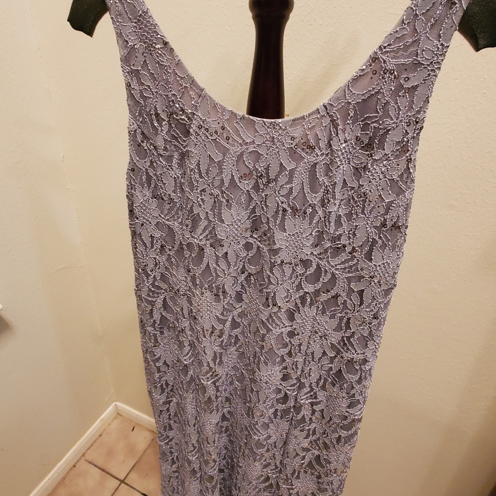 Gray Elegant Lace Dress with Jacket  Ursula of Switzerland - Picture 2 of 4